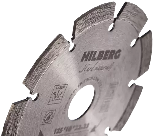 Алмазный диск по железобетону 125*22.23*10*2.0мм Hard Materials Laser Hilberg HM102 - интернет-магазин «Стронг Инструмент» город Челябинск