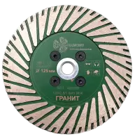 Алмазный диск с фланцем по граниту 125*М14*8*3.2мм Multi Granite Trio-Diamond MG125