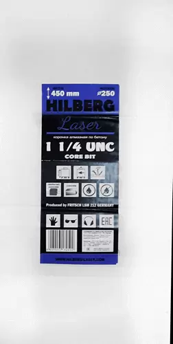 Алмазная буровая коронка 250*450 мм 1 1/4" UNC Hilberg Laser HD725 - интернет-магазин «Стронг Инструмент» город Челябинск