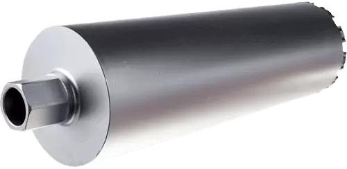 Алмазная буровая коронка 132*450 мм 1 1/4" UNC Hilberg Laser HD717 - интернет-магазин «Стронг Инструмент» город Челябинск