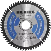 Пильный диск по алюминию 185*30/20*Т60 Industrial Hilberg HA185