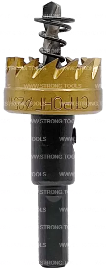 Коронка по листовому металлу 25мм HSS-TiN Strong СТК-05800025