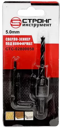 Сверло под конфирмат 5.0мм Strong СТС-02800050 - интернет-магазин «Стронг Инструмент» город Челябинск