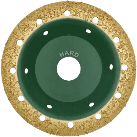 Чашка шлифовально-обдирочная круглая 125мм (Hard) Р1.0 Strong СТД-15712510
