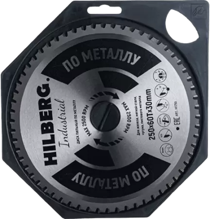 Пильный диск по металлу 250*30*Т60 Industrial Hilberg HF250 - интернет-магазин «Стронг Инструмент» город Челябинск