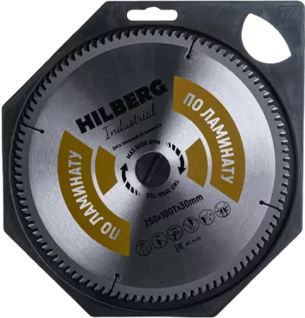 Пильный диск по ламинату 250*30*Т100 Industrial Hilberg HL250 - интернет-магазин «Стронг Инструмент» город Челябинск