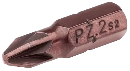 Бита для шуруповерта PZ2*25мм Сталь S2 (100шт.) PE Bag Mr. Logo B025PZ2 - интернет-магазин «Стронг Инструмент» город Челябинск