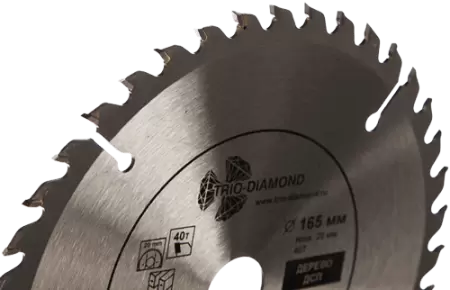 Пильный диск по дереву 165*20/16*2.2*40T Trio-Diamond FLL805 - интернет-магазин «Стронг Инструмент» город Челябинск