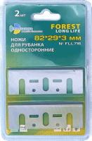 Ножи односторонние 82*29*3мм для электрорубанка (2шт.) Trio-Diamond FLL716 - интернет-магазин «Стронг Инструмент» город Челябинск