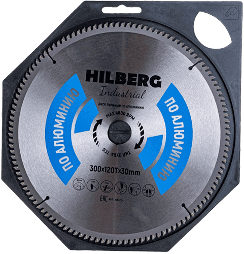 Пильный диск по алюминию 300*30*Т120 Industrial Hilberg HA300 - интернет-магазин «Стронг Инструмент» город Челябинск