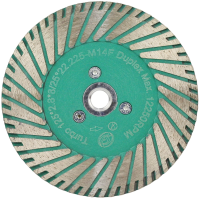 Алмазный диск с фланцем 125*М14*8/25*3.5мм Turbo Strong СТД-17000125