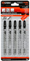 Пилки для лобзика 5шт. T101BR HCS 100мм по мягкой древесине Strong СТУ-21110103 - интернет-магазин «Стронг Инструмент» город Челябинск