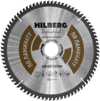 Пильный диск по ламинату 216*30*Т80 Industrial Hilberg HL216 - интернет-магазин «Стронг Инструмент» город Челябинск