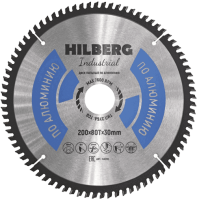 Пильный диск по алюминию 200*30*Т80 Industrial Hilberg HA200 - интернет-магазин «Стронг Инструмент» город Челябинск