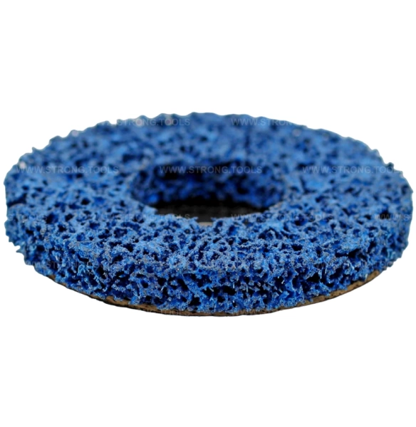 Зачистной диск 125мм коралловый синий для УШМ высокой жесткости СТУ-25200125 - интернет-магазин «Стронг Инструмент» город Челябинск