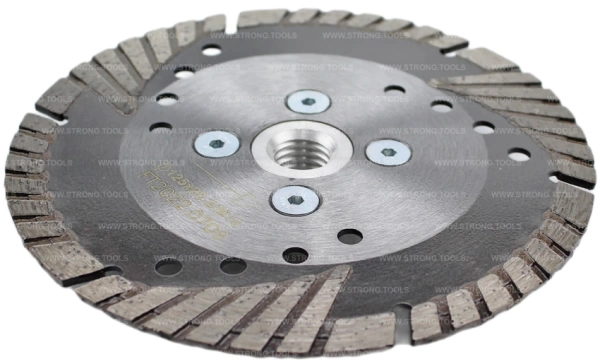 Алмазный диск с фланцем 125*М14*10мм Turbo-Segment Strong СТД-18700125 - интернет-магазин «Стронг Инструмент» город Челябинск